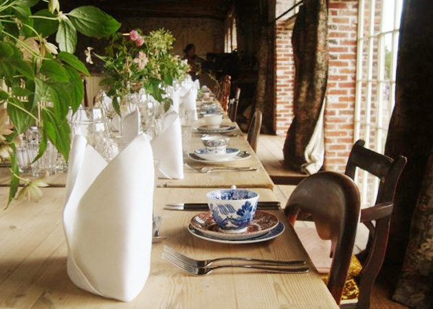 Banquet dining at The Goods Shed Restaurant, Canterbury, Kent